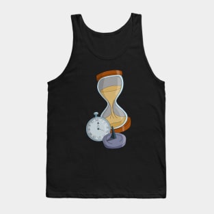 Hourglass, sundial and pocket watch Tank Top